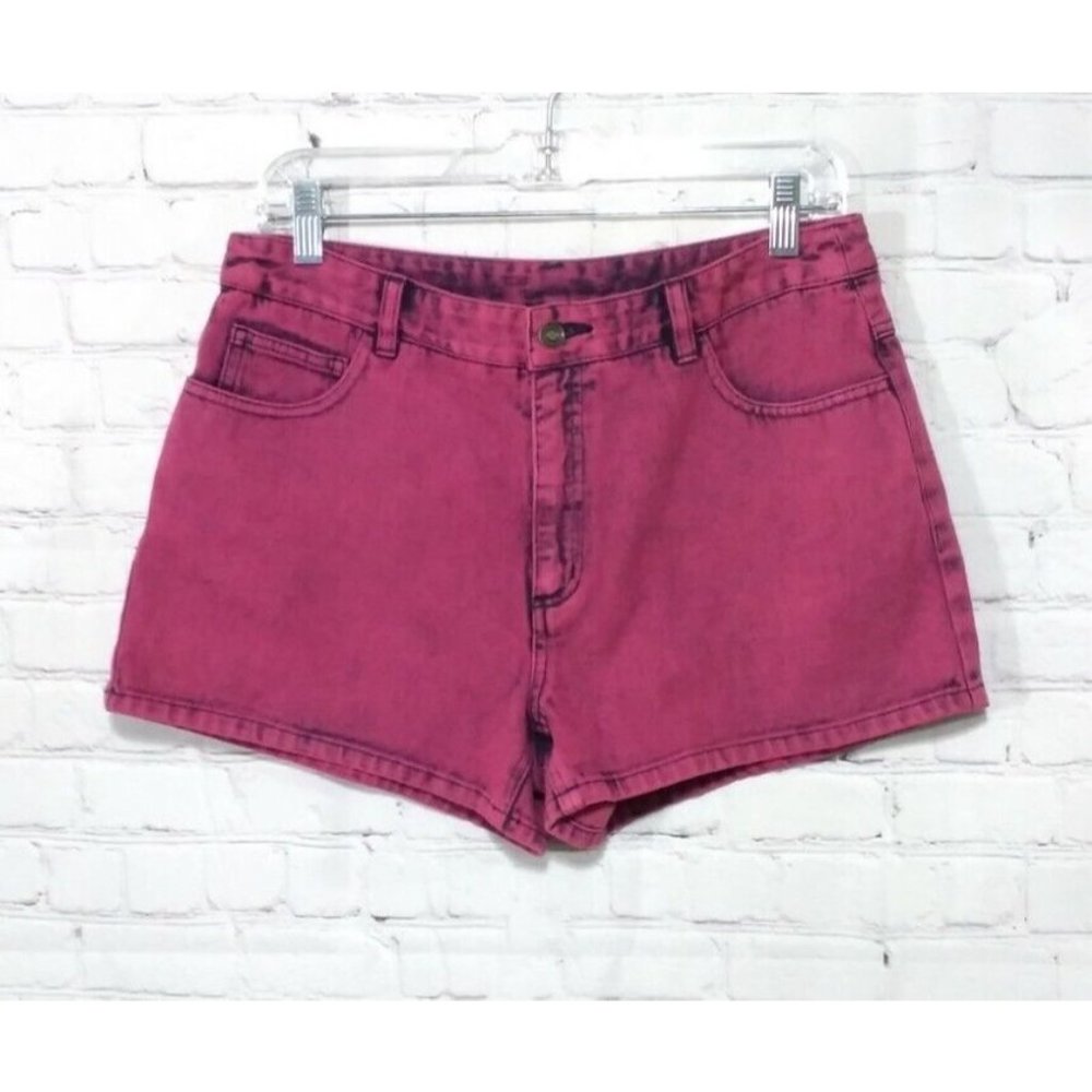 Newport News Jeanology Pink Jeans Shorts Women's Sz 12 (31x3)